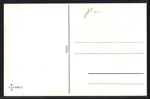 AK Zwei Knaben pinkeln in den See, ein dritter ist angeekelt