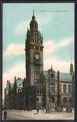 AK Sheffild, Town Hall, Rathaus
