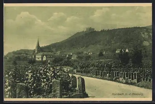 AK Hambach / Hardt, Ortsansicht m. d. Maxburg