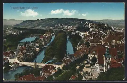 AK Tübingen, Ortsansicht von Osten