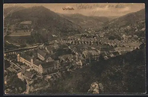 AK Wolfach, Blick auf die Ortschaft