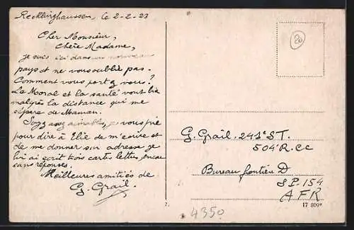 AK Recklinghausen, Totalansicht vom Rathaus