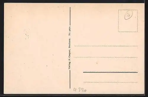 AK Blankenstein a. d. Ruhr, Ansicht auf die Burg