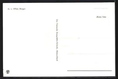 AK MS Hans Broge in Fahrt