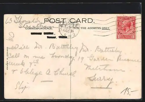 Künstler-AK Passagierschiff RMS Carinthia im Hafen, Cunard Line