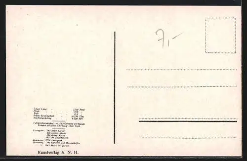 AK Passagierschiff Cincinnati im Abendlicht