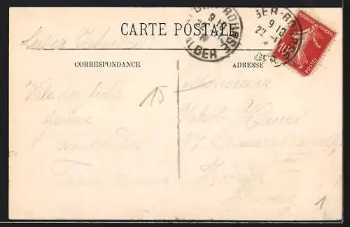 AK Dampfer Charles Roux in voller Fahrt