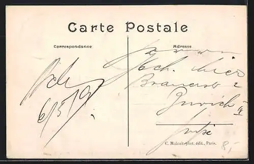 AK Passagierschiff Lorraine auf unruhiger See