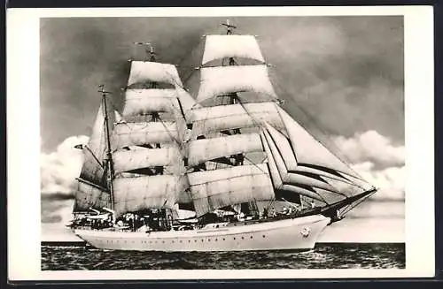 AK Segelschulschiff  auf See