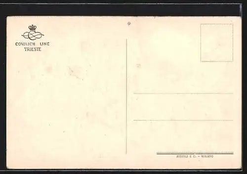 AK MS Vulcania in voller Fahrt