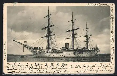 AK SMS Stein vor Anker
