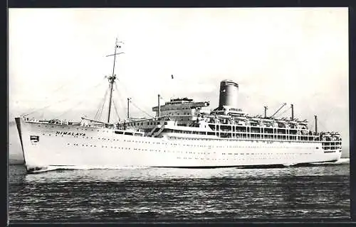 AK Dampfer Himalaya in voller Fahrt
