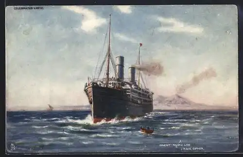 AK Passagierschiff RMS Ophir in Fahrt, Orient-Pacific Line