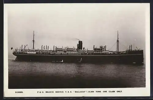 AK TSS Ballarat der P & O Branch Service