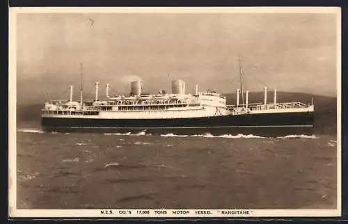 AK Motor Vessel Rangitane der NZS Co.