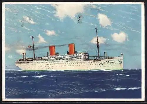 AK Nordd. Lloyd Bremen, Postdampfer General von Steuben