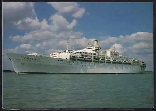 AK Dampfer Oriana in Fahrt