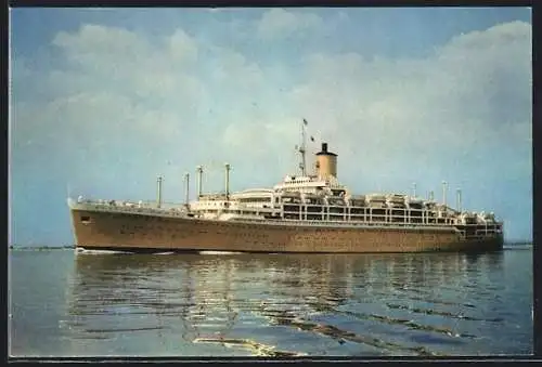 AK Passagierschiff SS Orcades der P & O-Orient Lines auf See