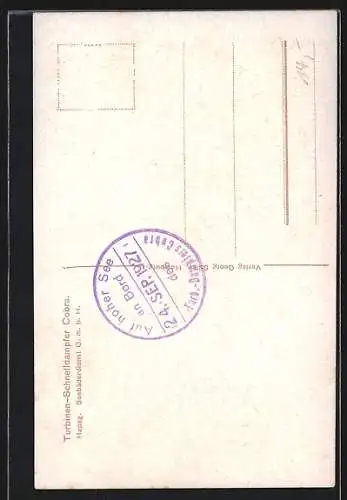 AK Turbinen-Schnell-Dampfer Cobra, Hapag, Seebäderdienst GmbH