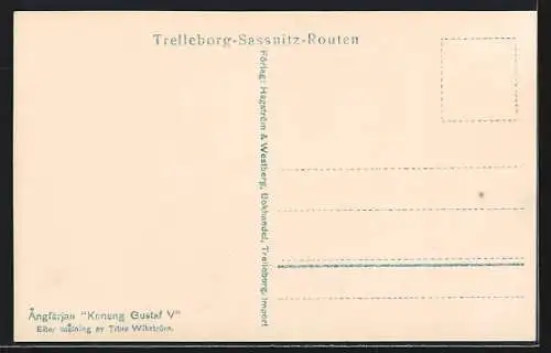 AK Angfärjan Konung Gustaf V