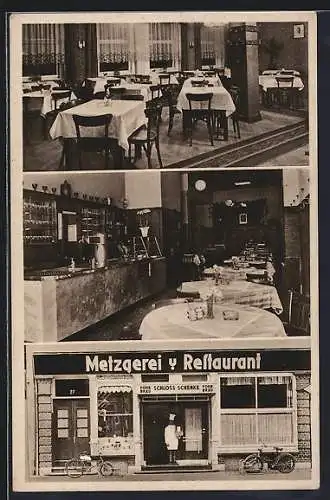 AK Neuwied, Hotel-Restaurant Schloss-Schenke, Bes. Wilh. Sauerborn, Schlossstrasse 27