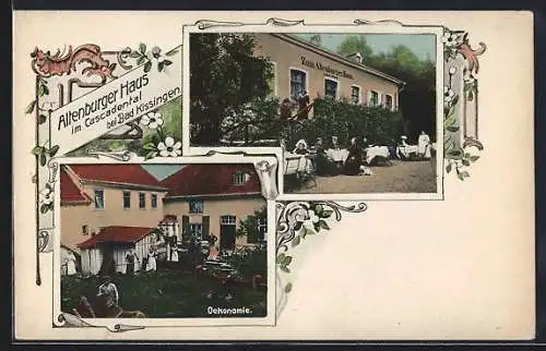 AK Bad Kissingen, Gasthof Altenburger Haus im Cascadental