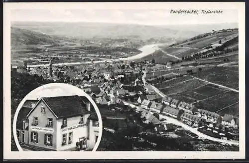 AK Randersacker, Gasthof zur früheren Brauerei, Teilansicht