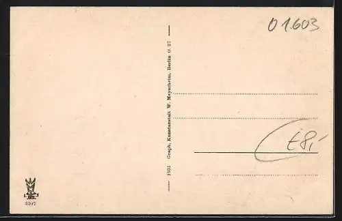 AK Eichwalde, Schule in der Joachimstrasse Ecke Bahnhofstrasse