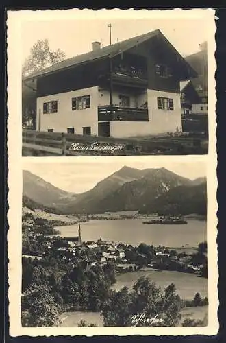 AK Schliersee, Hotel-Pension Diessinger, Totalansicht