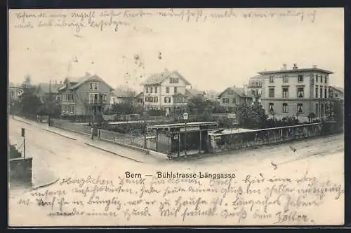 AK Bern, Bühlstrasse Ecke Länggasse