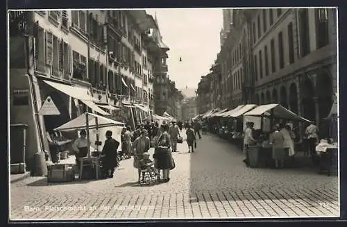 AK Bern, Fleischmarkt an der Kesslergasse