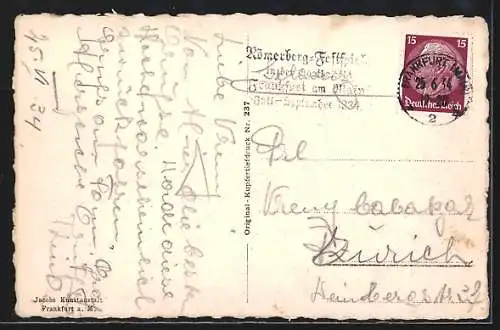 AK Frankfurt, Hauptbahnhof, Strassenbahn davor