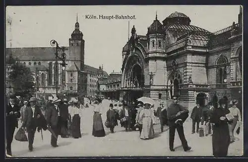 AK Köln, Haupt-Bahnhof