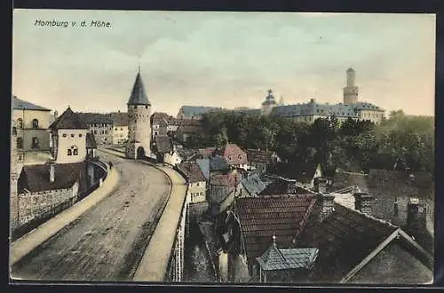 AK Bad Homburg, Ortsansicht von der Höhe