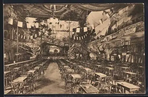 AK Berlin-Neukölln, Bockbierfest in der Neuen Welt, Hasenheide 108