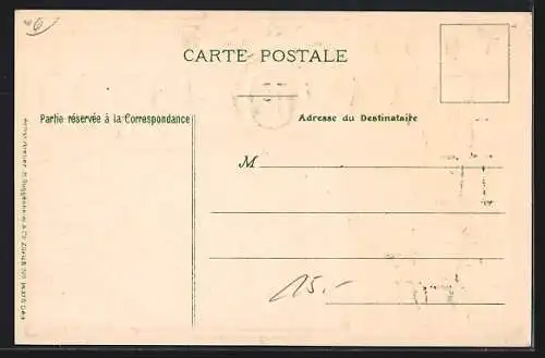 Präge-AK Paris, La Place de la Concorde, Wappen und Briefmarken
