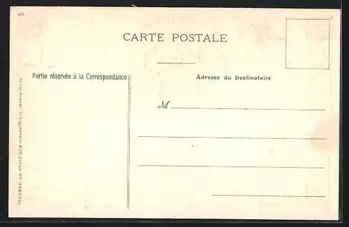AK Paris, Arc de Triomphe de la Victoire, Briefmarken