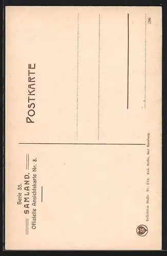 AK Neukuhren, Lachsbach im Wald