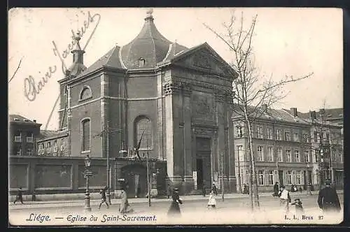 AK Liége, Eglise du Saint-Sacrement