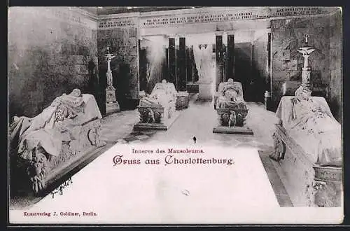 AK Berlin-Charlottenburg, Inneres des Mausoleums