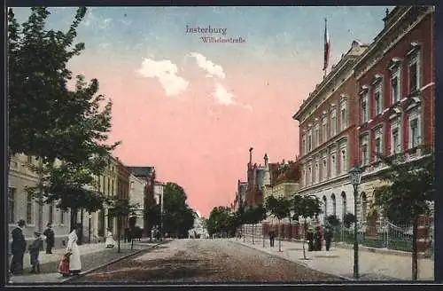 AK Insterburg, Blick in die Wilhelmstrasse