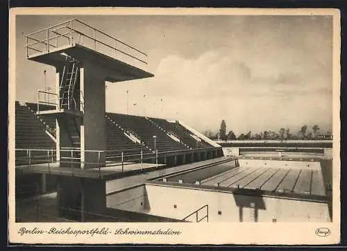 AK Berlin, Reichssportfeld, Schwimmstadion, Olympia