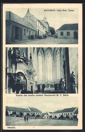 AK Bavorov, Ulice Svat. Cecha, Námesti