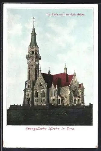 AK Teplitz, Turn, Evangelische Kirche