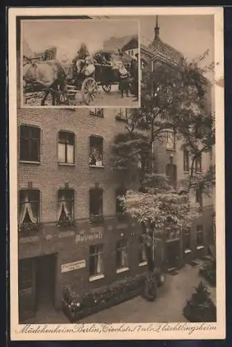 AK Berlin, Mädchenheim Tieckstrasse 17