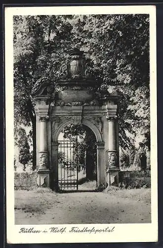 AK Rüthen, Friedhofsportal