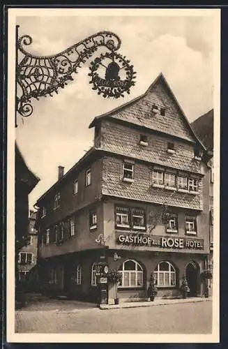 AK Ochsenfurt a. Main, Gasthof zur Rose