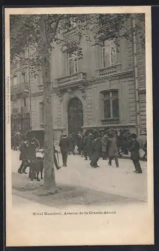 AK Paris, Hotel Humbert, Avenue de la Grande-Armée