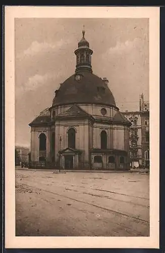 AK Berlin, Böhmische Kirche in der Mauerstrasse