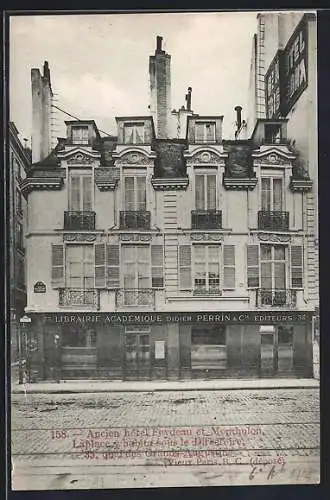 AK Paris, Ancien Hotel Feydeau, 35 Quai des Grands-Augustins